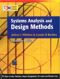 Image of Systems analysis and design methods