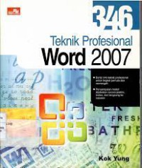 Image of 346 teknik profesional Word 2007