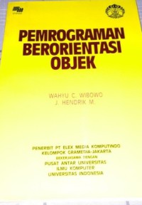 Image of Pemrograman berorientasi objek