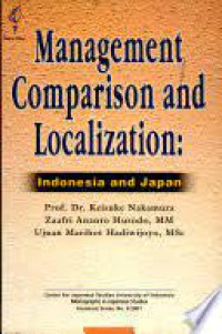 Image of Management comparison and localization : Indonesia and Japan : Research report