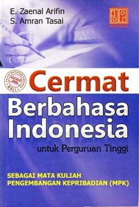 Image of Cermat berbahasa Indonesia untuk perguruan tinggi
