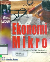 Image of Ekonomi mikro : pendekatan kontemporer