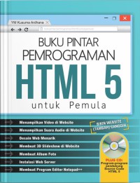 Image of Buku pintar pemrograman HTML 5 untuk pemula