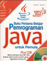 Image of Buku pertama belajar pemrograman Java untuk pemula