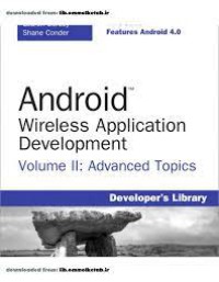 Image of Android wireless application development : volume 2 : advanced topics