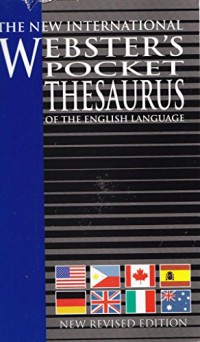 Image of The New International Webster's Pocket Thesaurus of the English Language